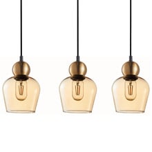 Champan Iron 3 Light Linear Pendant